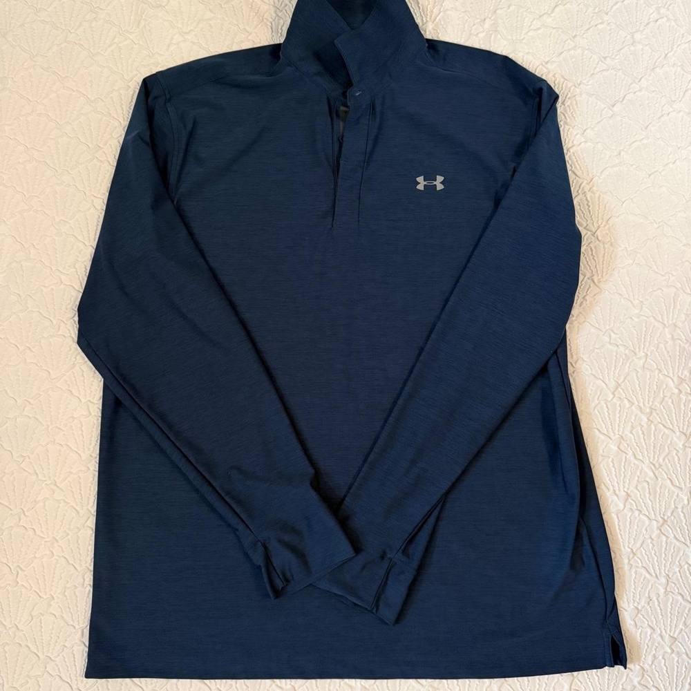 Under Armour Navy Quarter-Zip Pullover